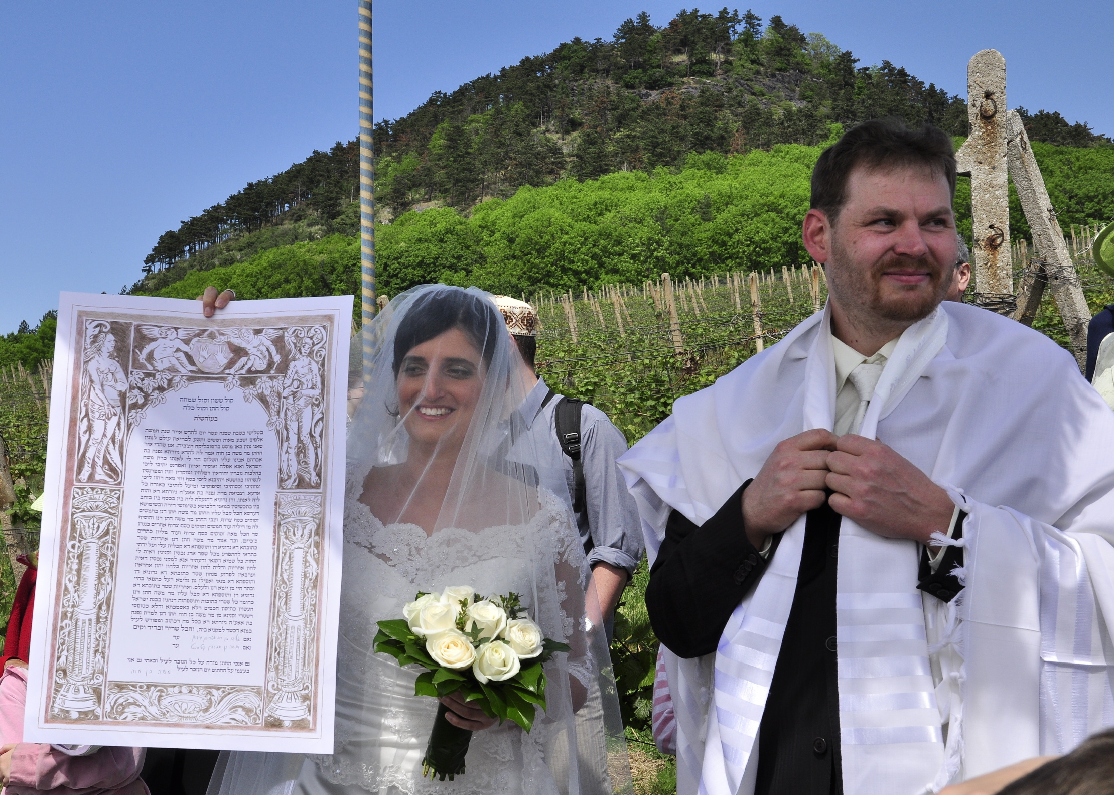Židovská svatba na vinici, Moše+Gafna v roce 2011